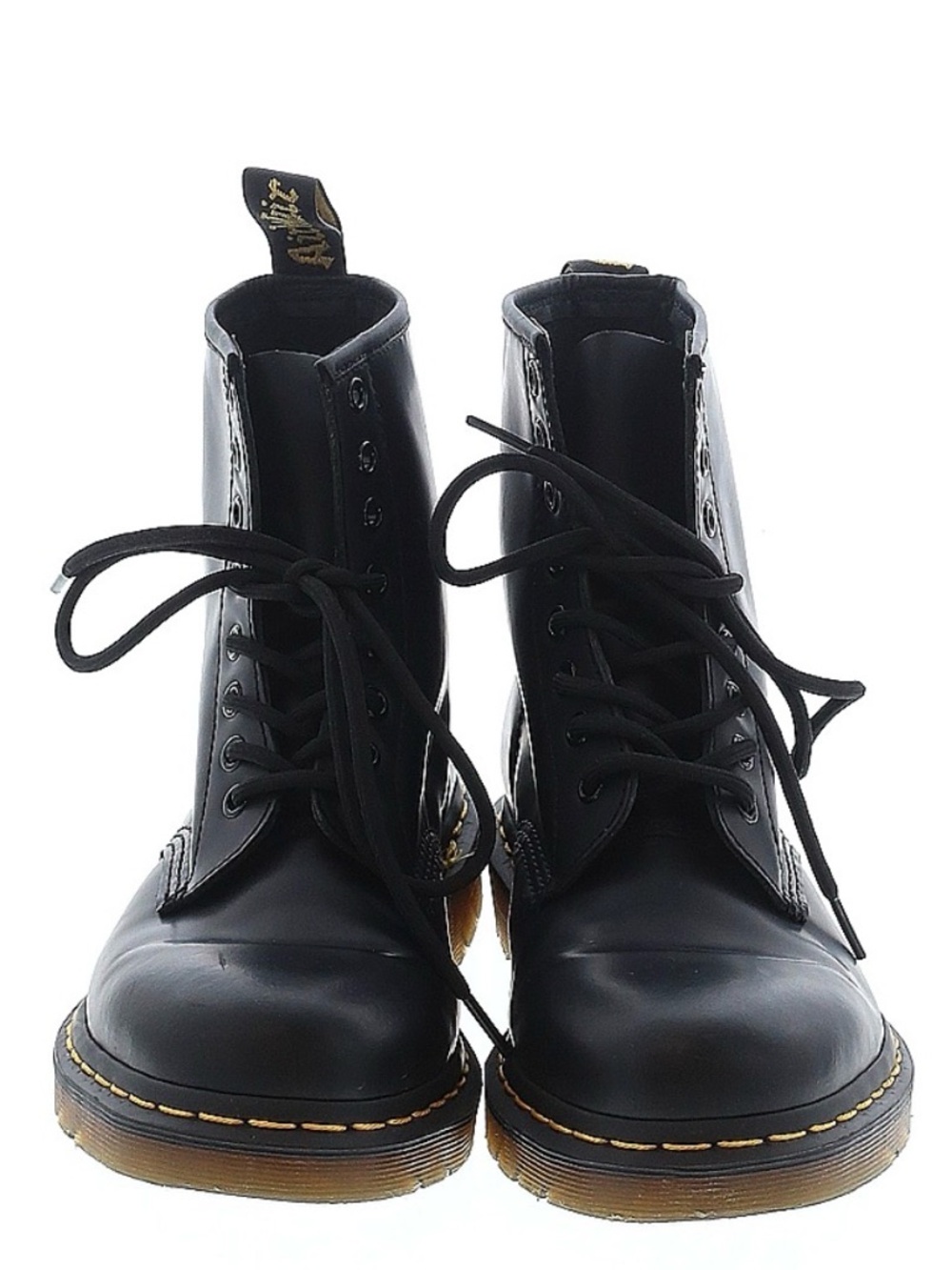 Dr. Martens Black Leather 1460 Lace-Up Boots